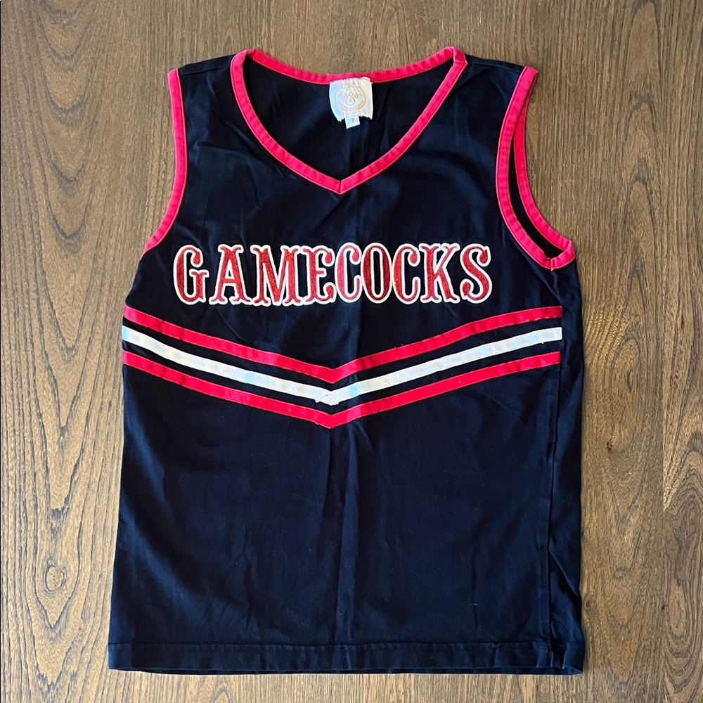 Gamecocks Kids Sleeveless Top - Black and Red